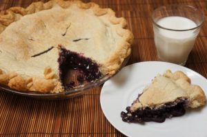 grandma's blueberry pie